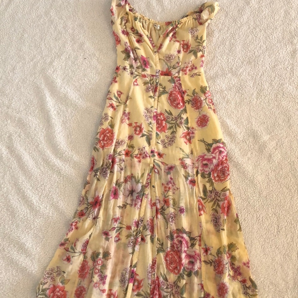Long off shoulder maxi